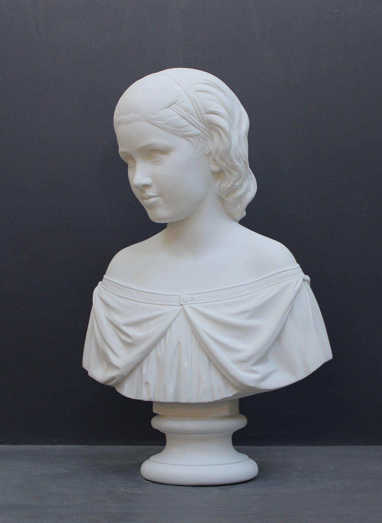 Young Lady Bust Sculpture for Sale, Item #416