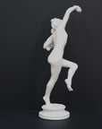 Photo of a dancing lady and baby on a black background