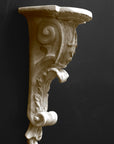 image of a plaster renaissance bracket on a gray background
