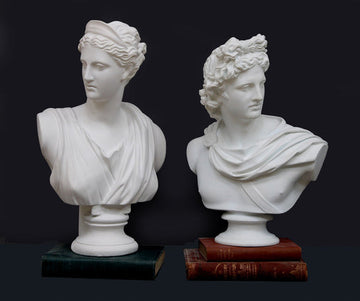 Busts from the Statues Apollo Belvedere & Diana of Versailles
