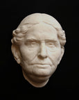 Photo of a portrait of a old lady on a black background