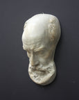 Photo of a sculpture of a St Jermone head on a gray background