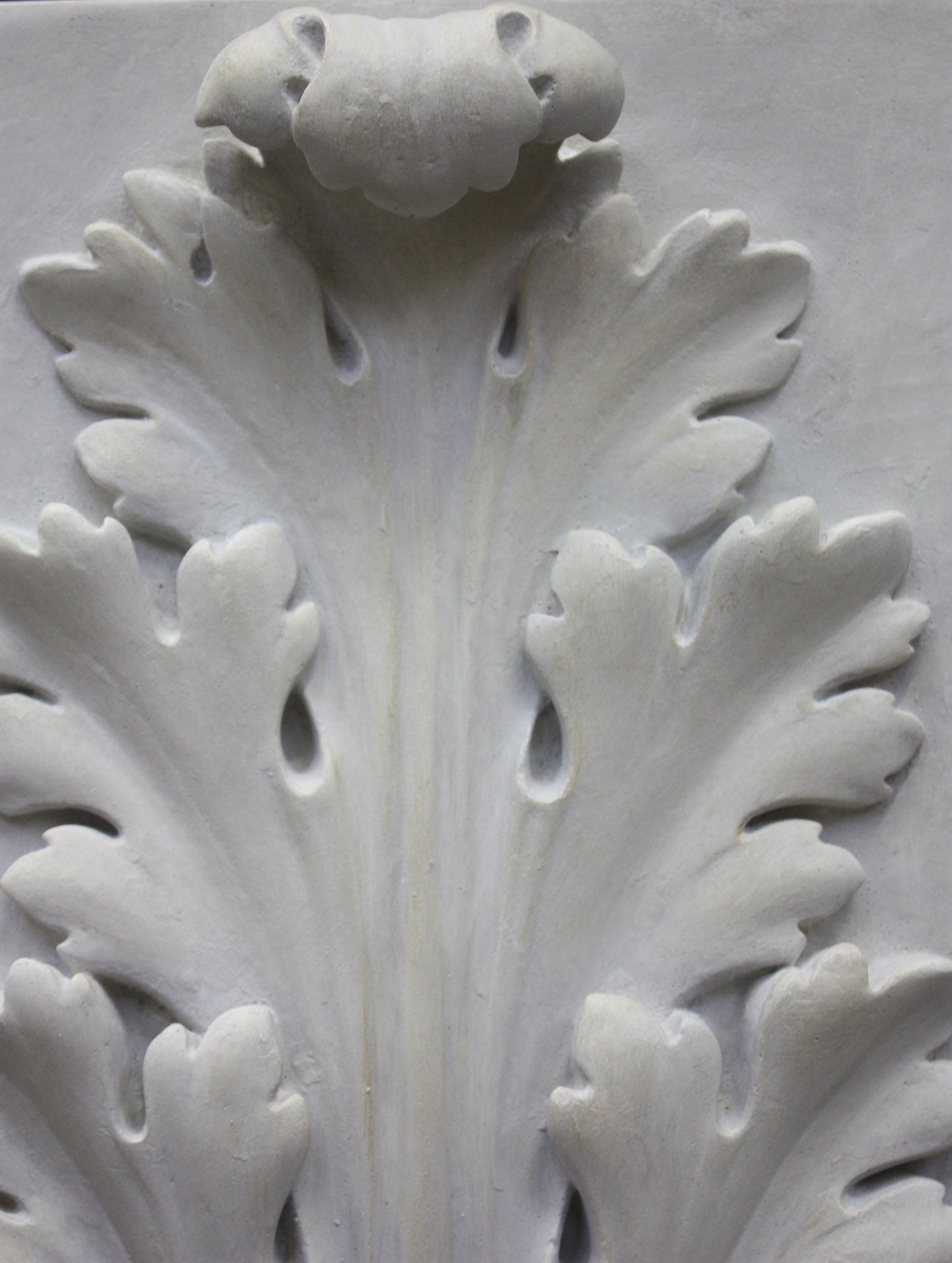 Photo of a decorative sculpture on a black background 