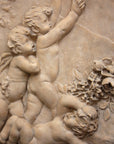 Photo of cupids on a black background