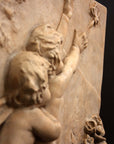 Photo of cupids on a black background