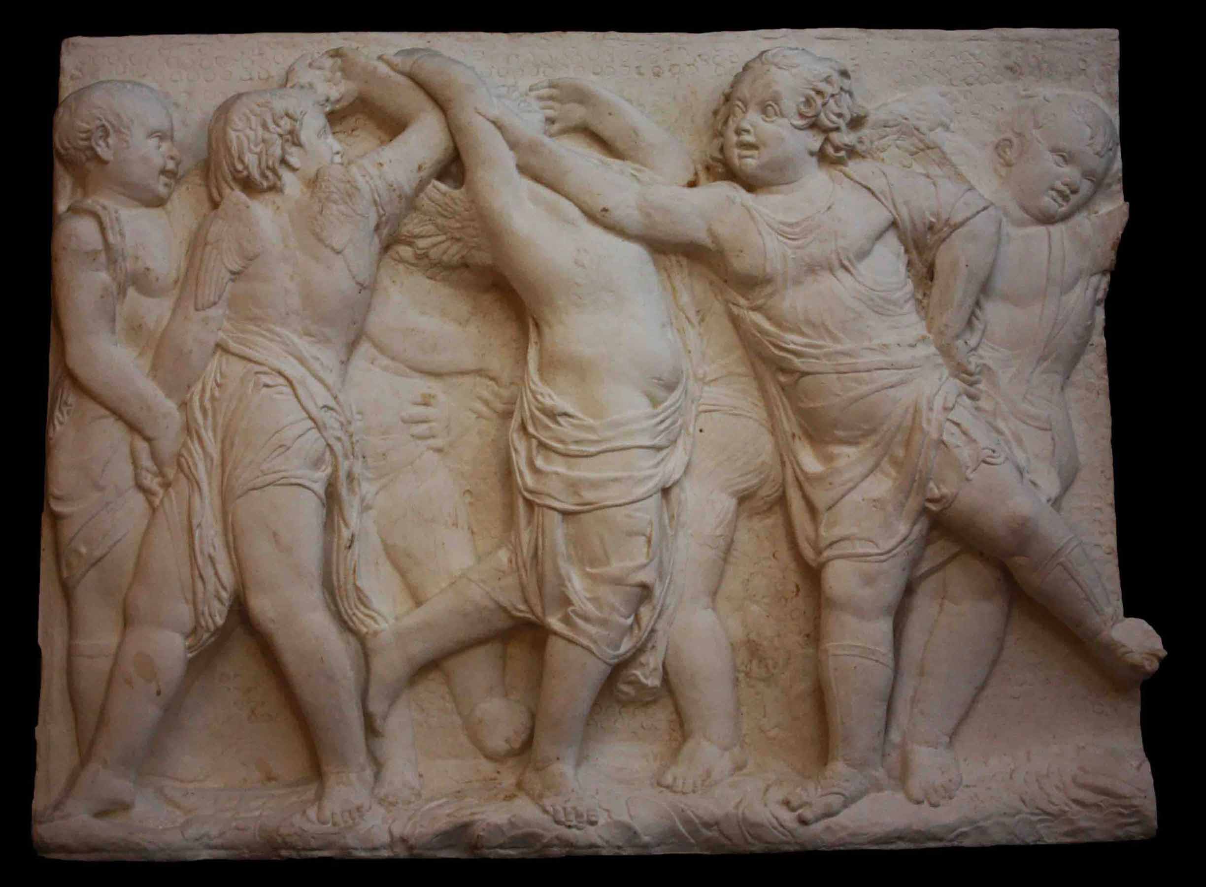 Cherubs Dancing Playing Instruments Sculpture for Sale, Item #47