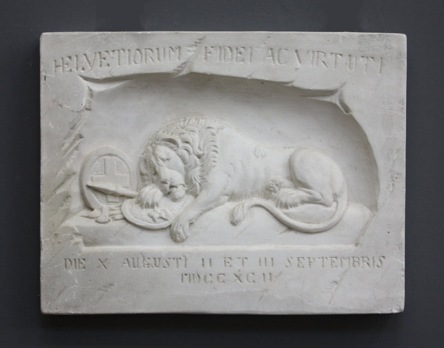 Lion of Lucerne Plaque - Item #692